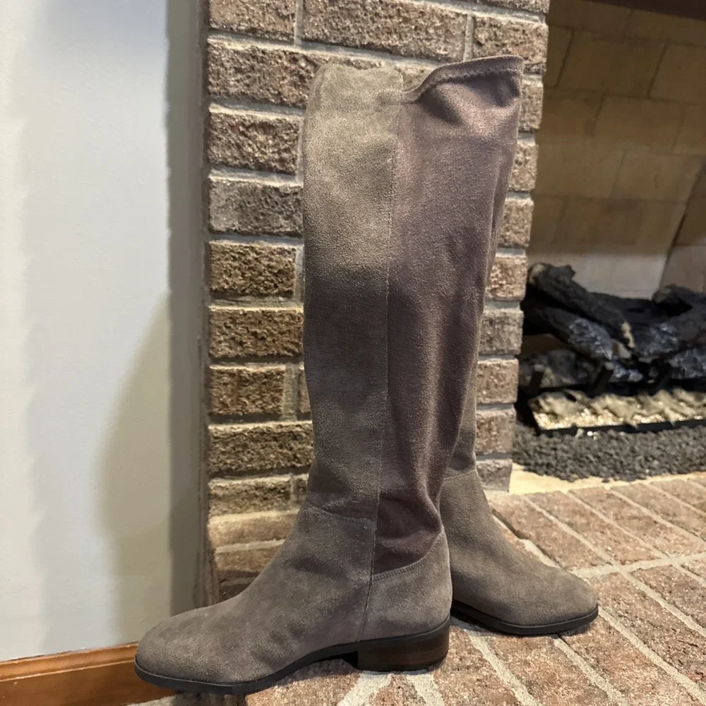Lucky‎ Brand Calypso Over the Knee Boots Women's Cappuccino Size US6M EU36.5